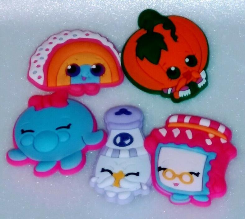 Shopkins 5 pc All Diff NEW!! Shoe Charms, Crocs, Jibbitz Crafts, Bracelets