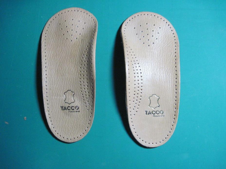 TACCO 676 - 3/4 Orthotic Arch Support Leather Insoles fits many Shoes – NEW