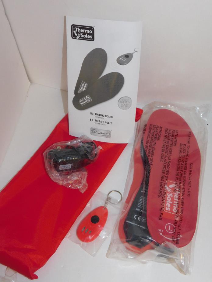 Thermo Soles Wireless & Rechargeable Heated Insoles Large