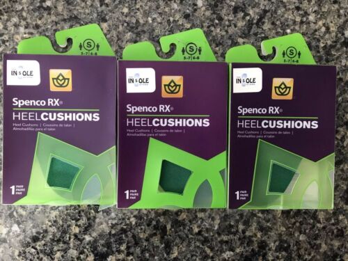 Spenco RX Heel Cushions Lot Of 3 Sets Size Small Wms 5-7 Men’s 6-8