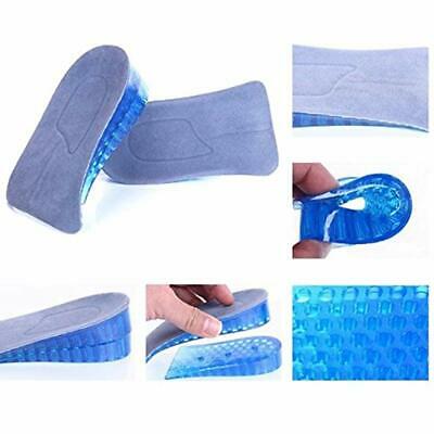 4.5cm 1.8inch Height Half Elevator Insole Silicone Increased Insoles Shoe Pads