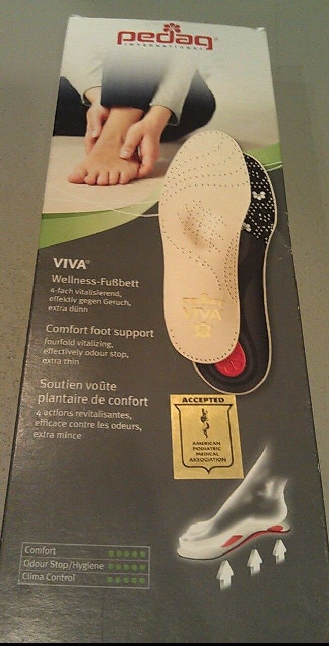 NEW Pedag Orthotic Leather Insole Inserts Arch Support Womens Mens 7-11 40-43