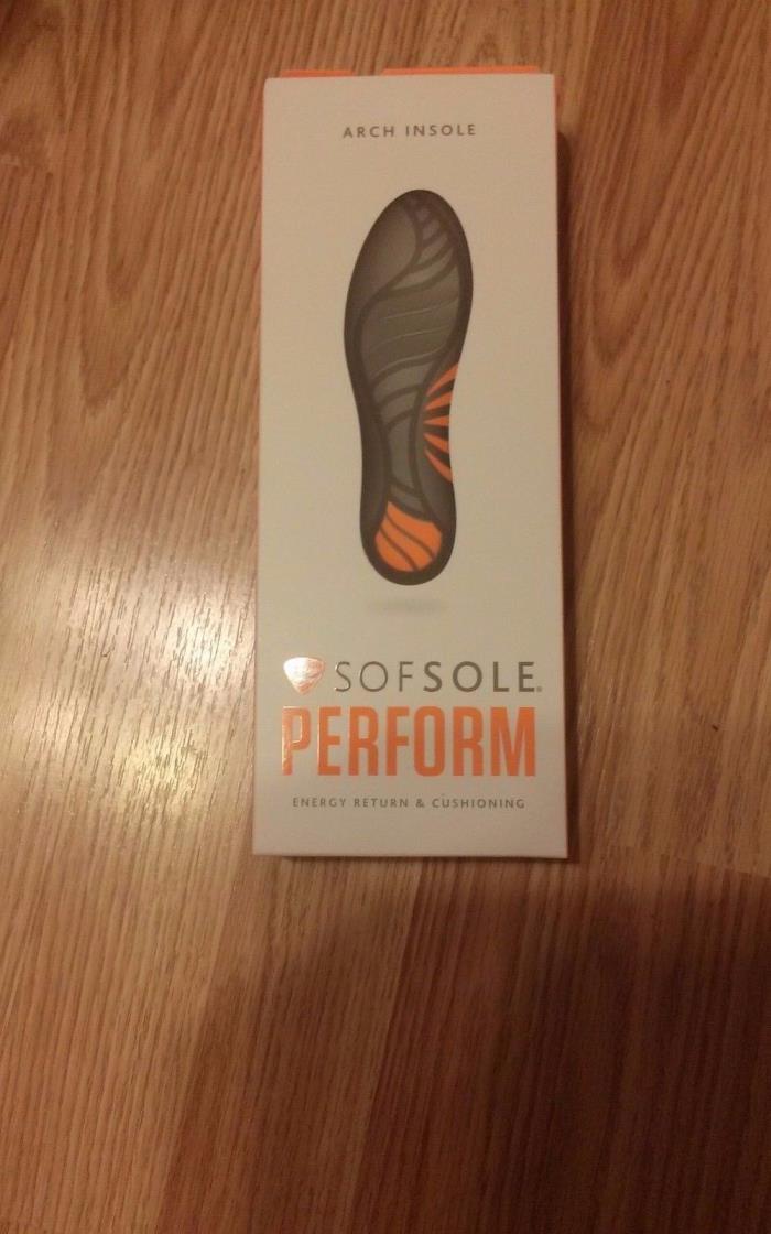 SOF SOLE ARCH WOMEN'S PERFORMANCE INSOLES SIZE 5-7.5 BRAND NEW