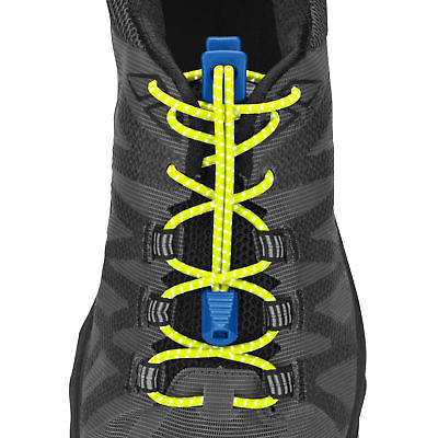 Nathan Run Laces Reflective: One Size Fits All Yellow/Blue