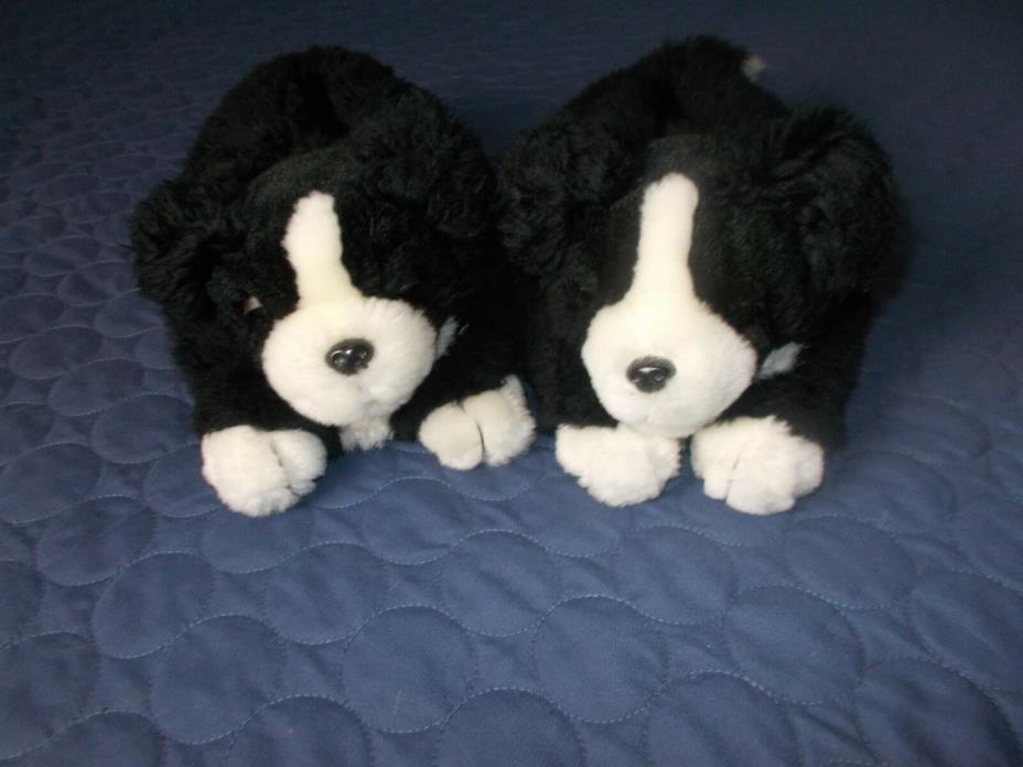 Adult DOG Animal Plush Stuffed Slippers Winter Warm House Indoor Shoes  Size Med