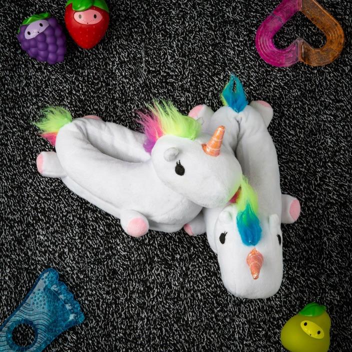 Kids Slippers Shoes 2T Size 6 My First Unicorn For Childs 2 Years Old Sleepwear