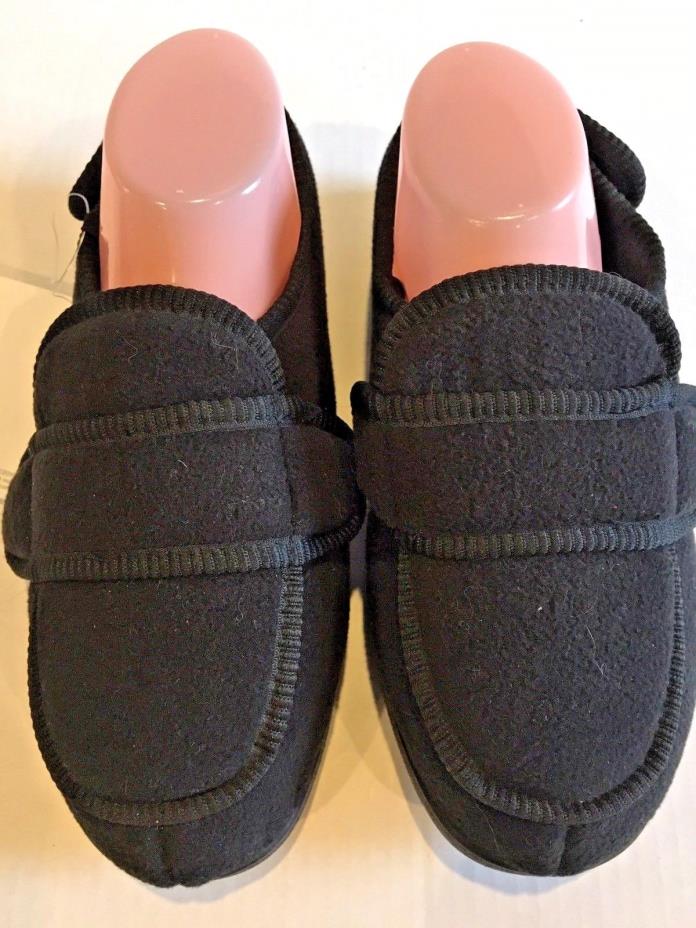 Soleution Women’s Compression Slippers Size 7 Black A270485 Indoor Outdoor Soles