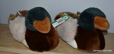 Kinsman Mallard Duck Slippers Animal Men's Size 7-9 NEW with tags!