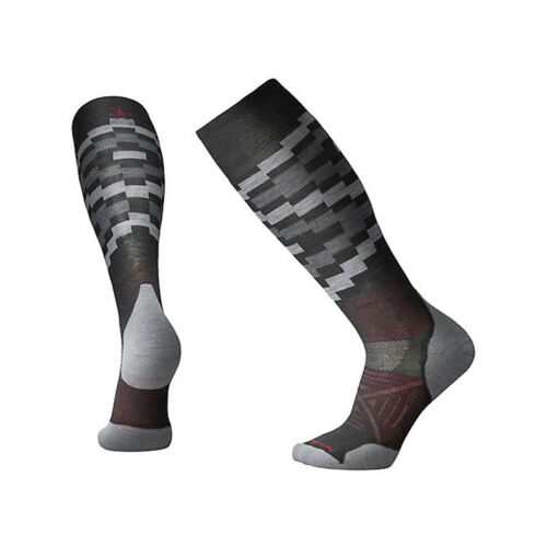 SMARTWOOL Men's PhD Ski Light Elite Pattern Socks - M - Charcoal