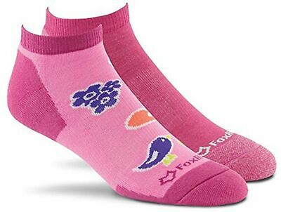 FoxRiver Women's Motif Scrubs Low-Cut Lightweight Cushioned Socks (2 Pack), A...
