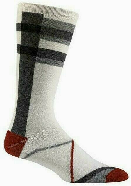 Wigwam Women's Shoe Size 6 to 10 ( Men 5 to 9 1/2 Urbanite Wool Sock F3109 White