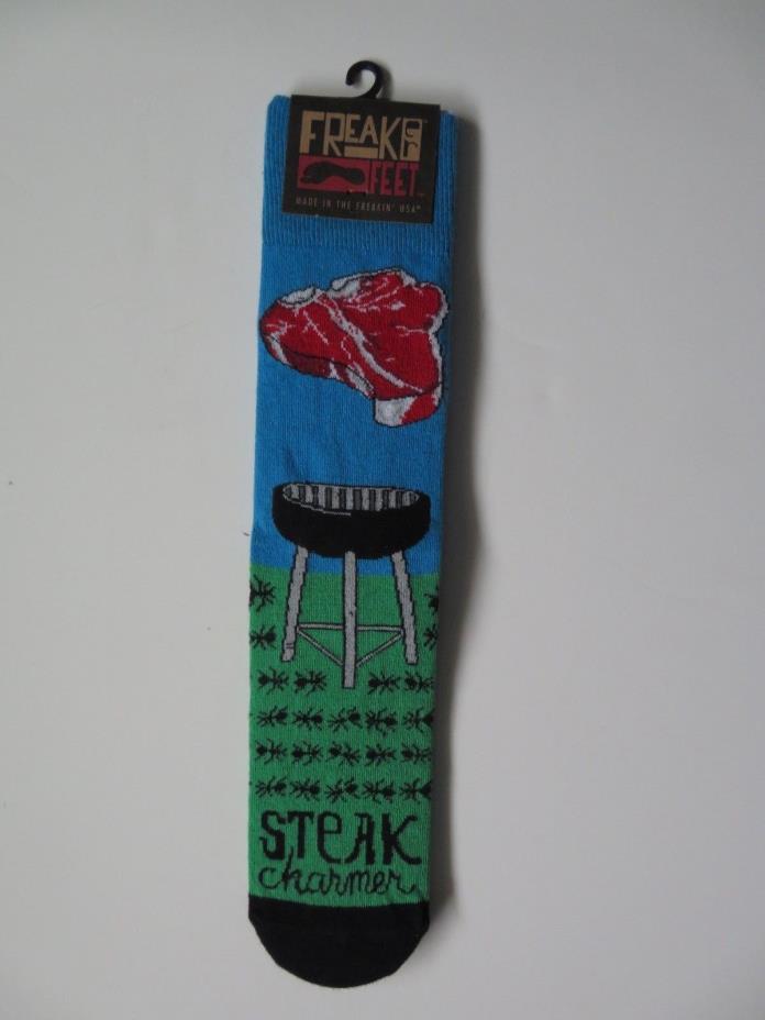 Freaker Feet unisex 'Steak Charmer' Socks NEW with Tags