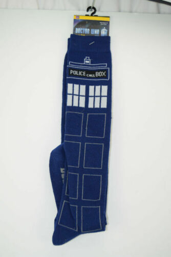 Official Licence DOCTOR WHO TARDIS Police Box Over The Knee Socks