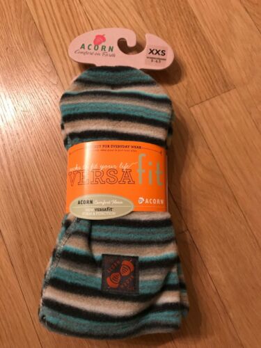 New W/Tags Acorn Unisex Versa Fleece Socks XXS, Women 5-6.5