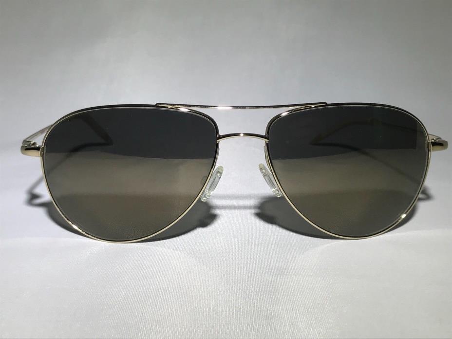 CUSTOM New Oliver Peoples Benedict Sunglasses - Gold / Goldtone Gray Polarized
