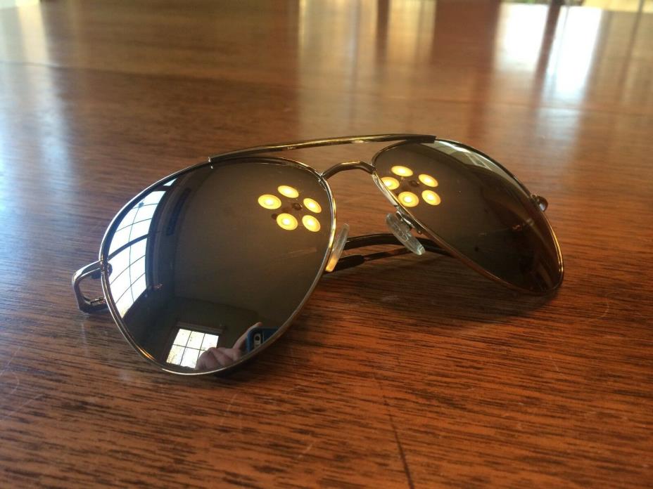 Silver Aviator Sunglasses