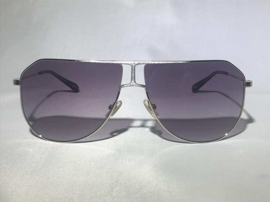 NEW Sama Max Sunglasses - Platinum / Gray Gradient - Lenny Kravitz