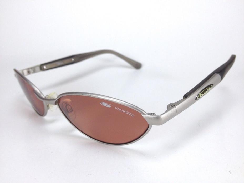 Bollé Lithia Sunglasses Polarized Silver/Grey Metal Plastic Italy B2
