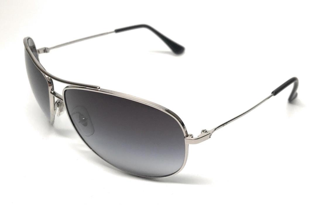NEW RAY BAN RB 3293 003/8G SILVER / GREY GRADIENT AUTHENTIC SUNGLASSES 63-13