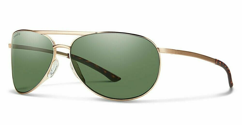 NEW!! SMITH Optics Serpico 2 Slim GOLD BLUE Sunglasses - Premium ChromaPop Lens