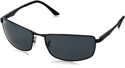 Ray-Ban RB3498 Sunglasses Matte Black 64 Millimeters