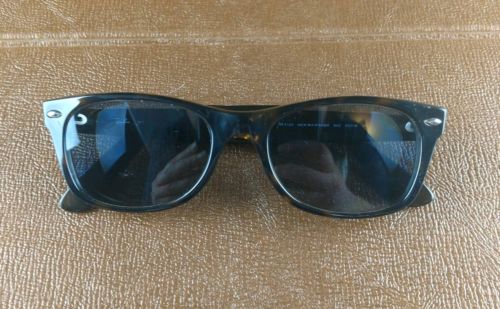 Ray Ban New Wayfarer Sunglasses RB2132 Tortoise Frame 52mm Prescription Lenses
