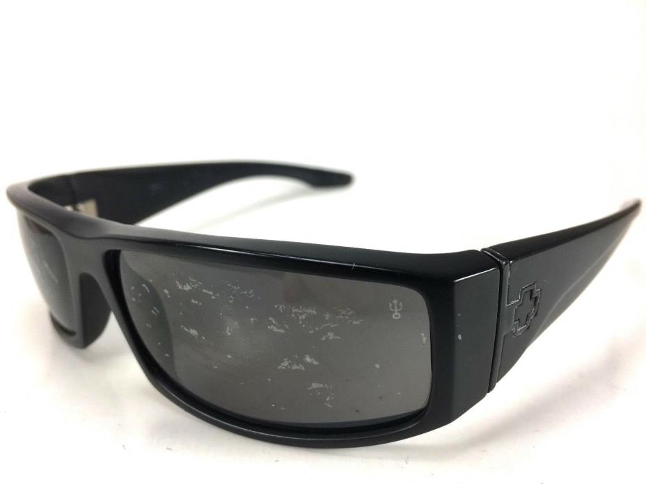 Spy Optic XL Cooper Sunglasses Matte Black Wrap SEE DETAILS! S3