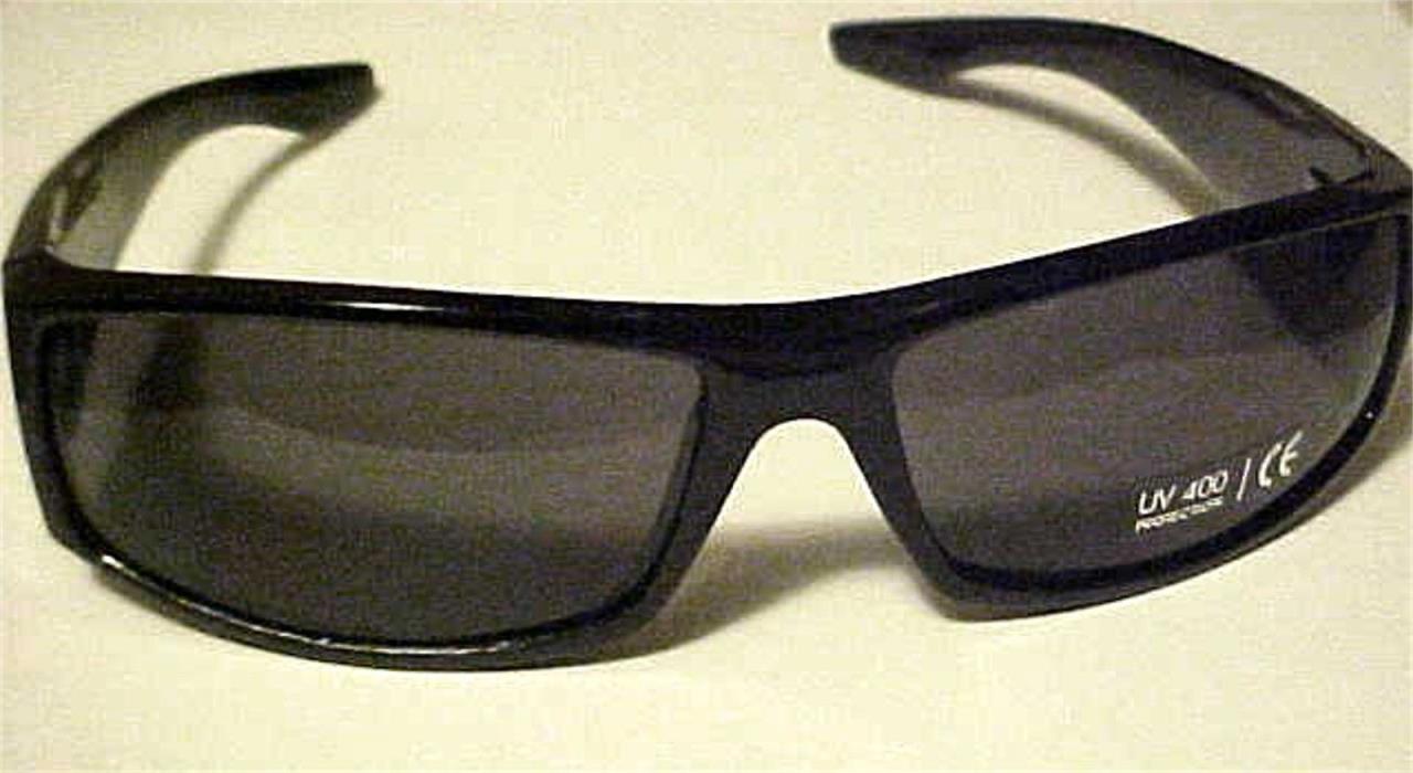 Smoke LENS Designer STYLE SUNGLASSES sporty Black frames mens womens brand new