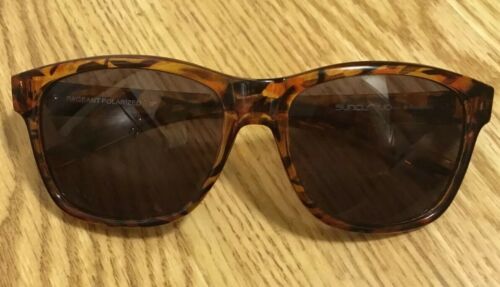 Suncloud Sunglasses Pageant Brown Fade Full Frame Sienna Polarized Lenses EUC!!