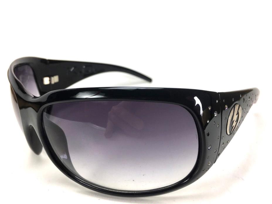 Electric K.O. Designer Sunglasses Rhinestones Black RARE Special E2
