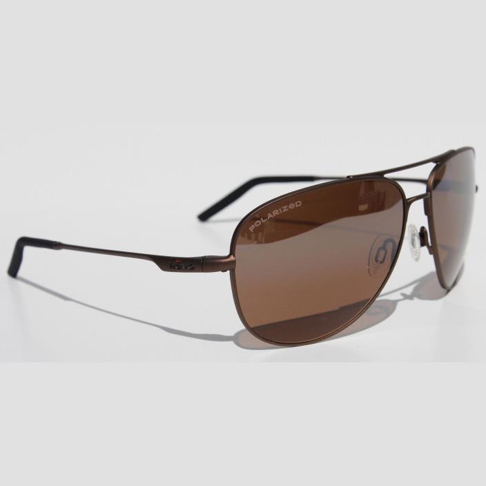 REVO Sunglasses Windspeed Polarized Aviator - Bronze Frames/Bronze Lenses NEW