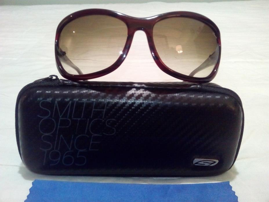 unisex SMITH OPTICS Ramsey SUNGLASSES*Red Mica *CASE & CLOTH INCLUDED*Rare Style