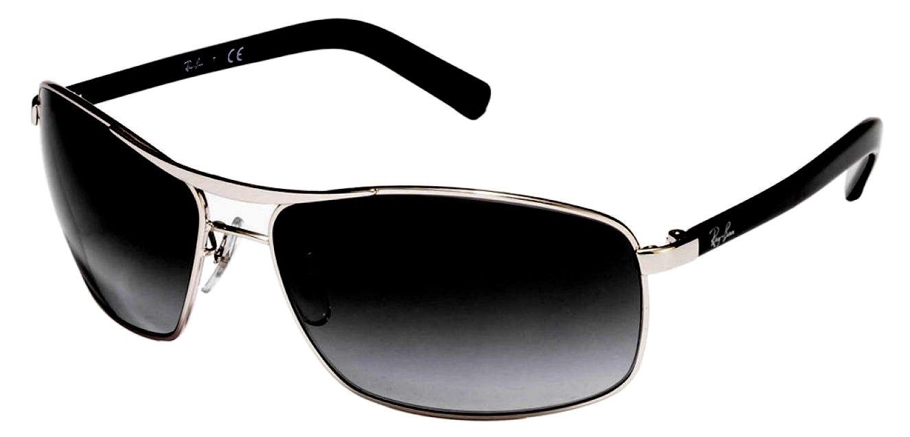 AUTHENTIC Ray-Ban Aviator Sunglasses RB3470L Silver & Black Gradient NEW IN BOX!