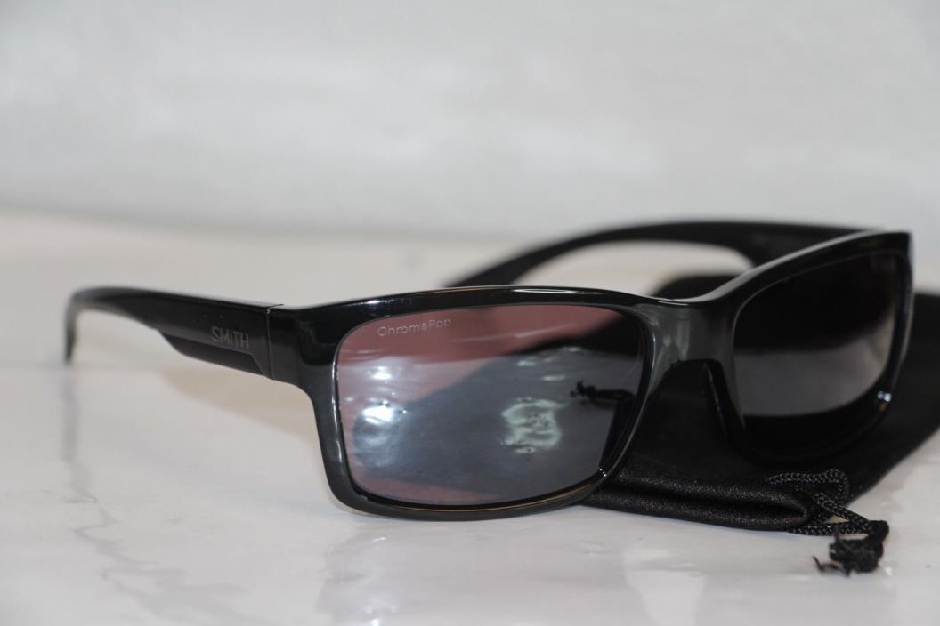 Smith Dolen D28 Polished Black Sunglasses Chromapop Copper Polarized Lens 58-17