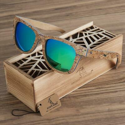 BOBO BIRD Polarized Wooden Bamboo Sunglasses