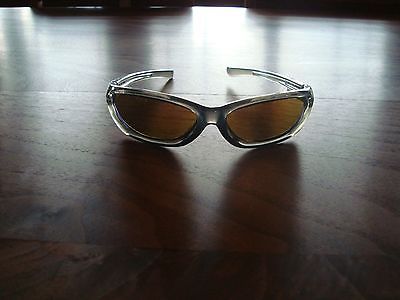 AOS Z87 Sunglasses Sport Wrap Silver Safety