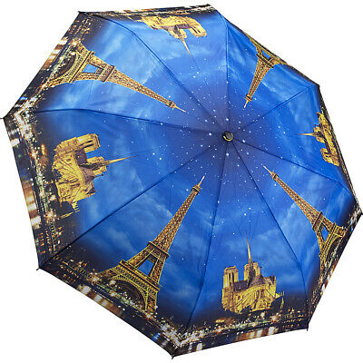 Galleria Paris-City of Lights Folding Umbrella - Paris Umbrellas and Rain Gear