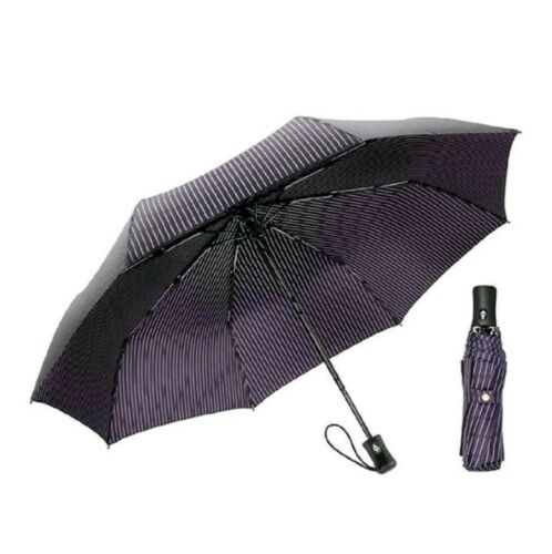 Premium Auto Umbrella Fast Dry Portable Folding Windproof Travel New
