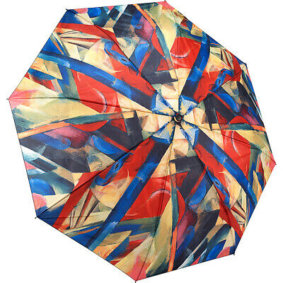 Galleria Franz Marc, Stables Folding Umbrella - Franz Umbrellas and Rain Gear