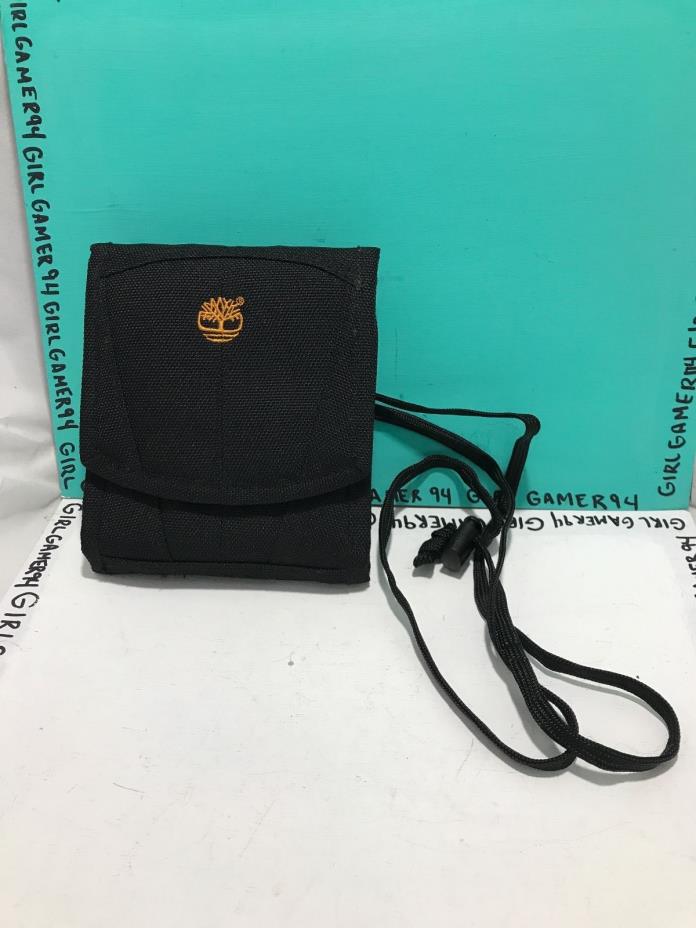 Genuine Timberland Trifold Fabric Wallet - That Converts Into Purse/Lanyard