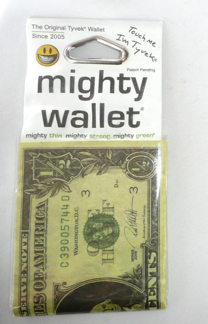 Dynomighty RON ENGLISH HALF DOLLAR Tyvek DY-585 Super Thin Mighty Wallet NIP