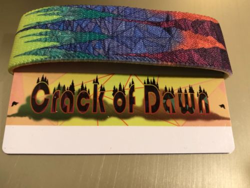 Crack Of Dawn Zox Strap Reversible Wristband - Camping Campfire Trees Nature