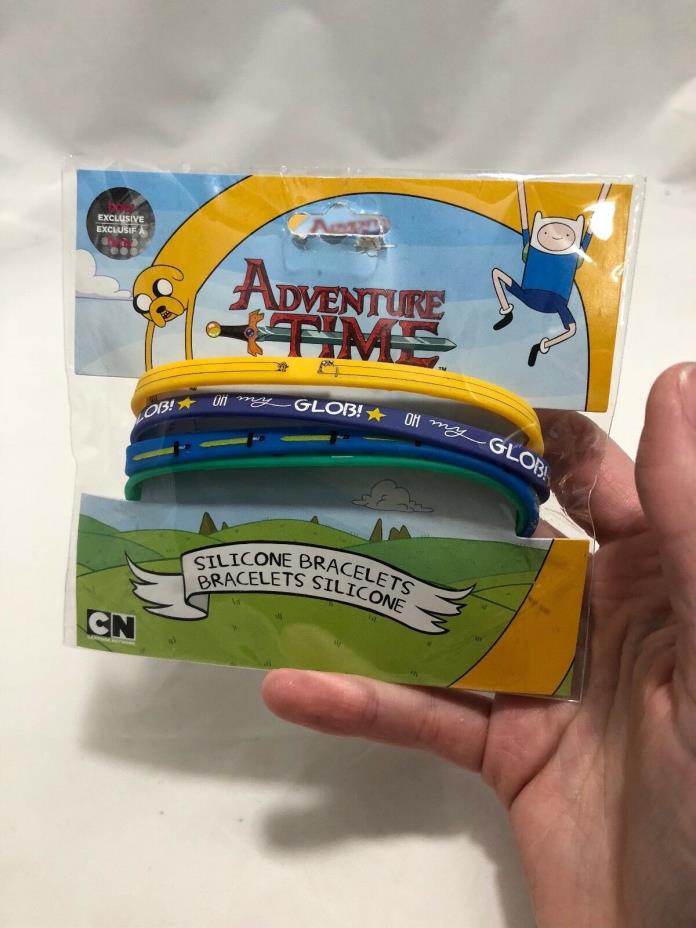 Set of 4 Cartoon Network Adventure Time Silicone Bracelets - HMV Exclusive Promo