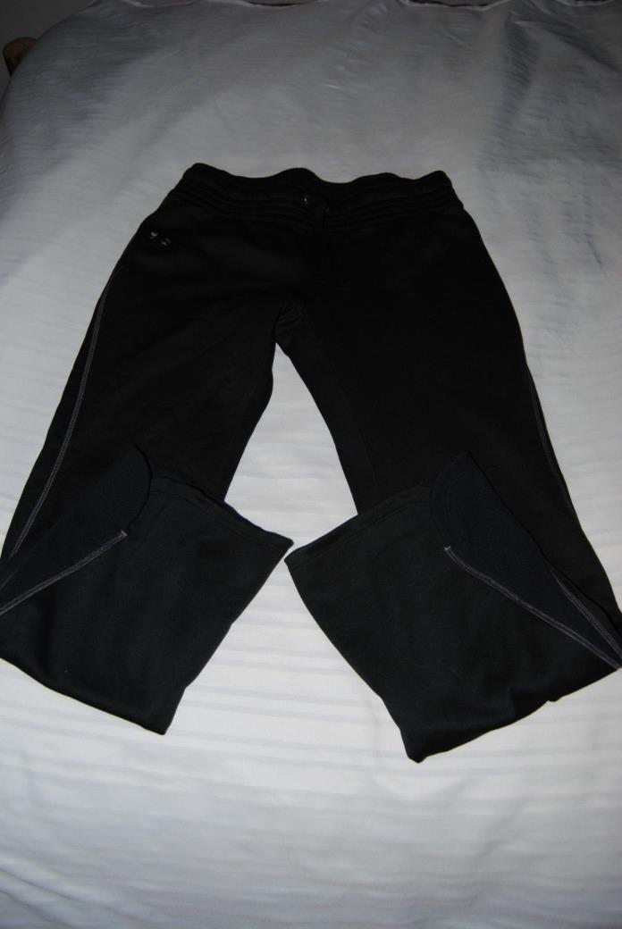 Under Armour cold gear black sweatpants loose size large fit like medium