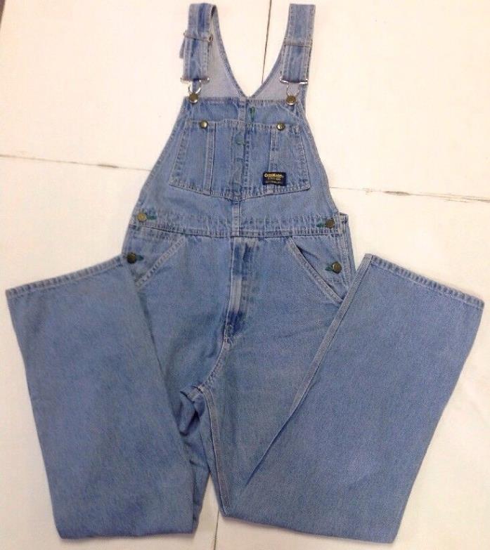 Osh Kosh Overalls Vestbak 28X30 Light Wash Great Condition