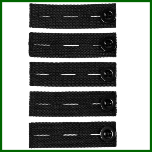 Elastic Pants Waist Extender 5 Pack Strong Adjustable Pant Button Extenders By