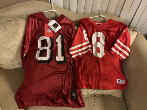 Terrell Owens and Steve Young Jersey San Francisco 49ers