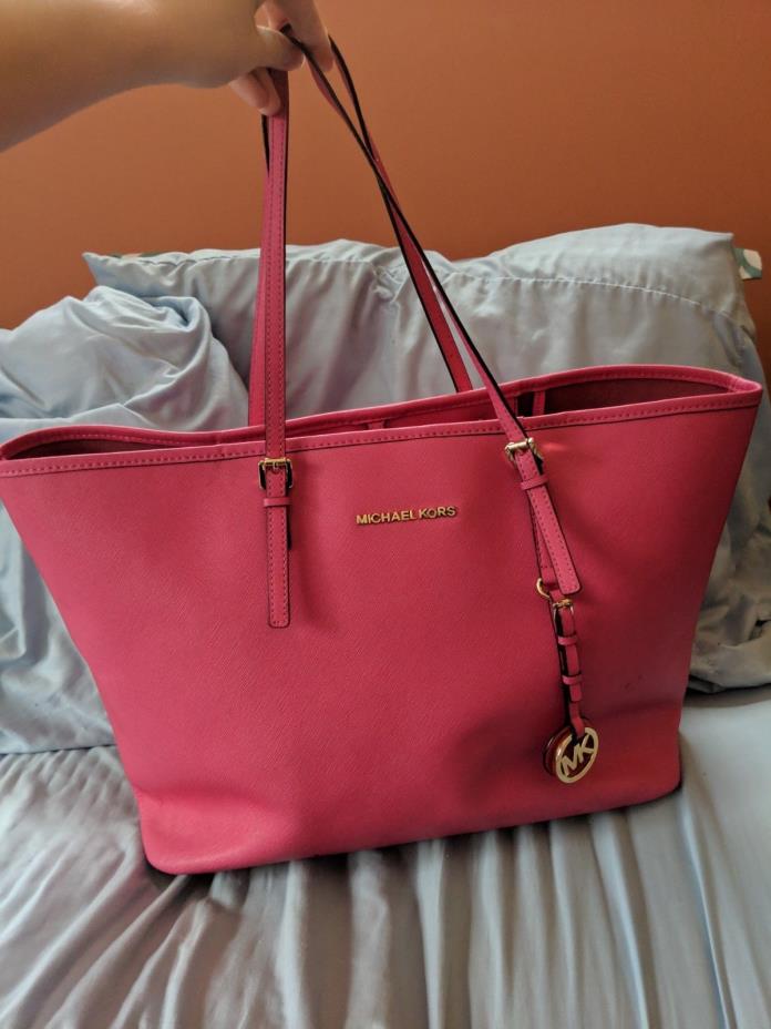 Pink Large Michael Kors Tote Bag