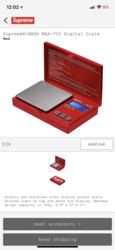 Supreme/AWS MAX-700 Digital Scale