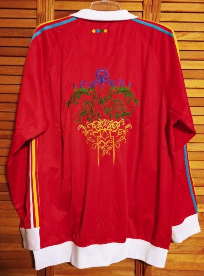 COOGI HERITAGE JACKET 3XL MULTI-COLOR EMBROIDERED PATTERN LETTERING 2-SIDED